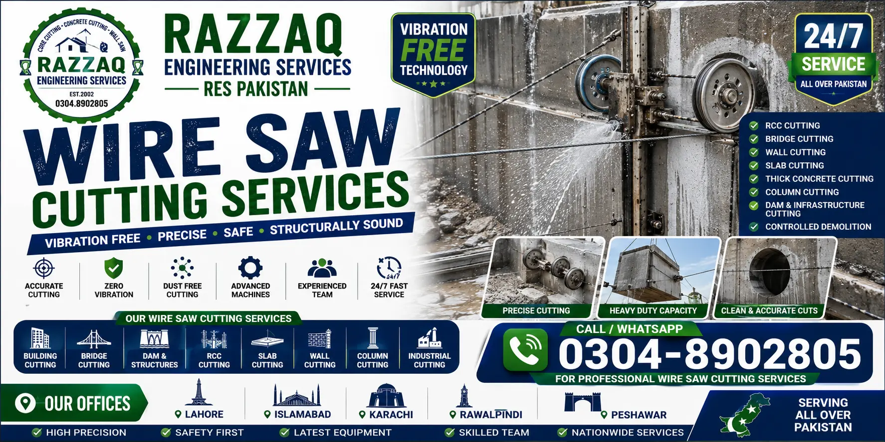 Controlled Concrete Demolition Services in Pakistan | Structural Safe Demolition Without Structural Damage - Detail