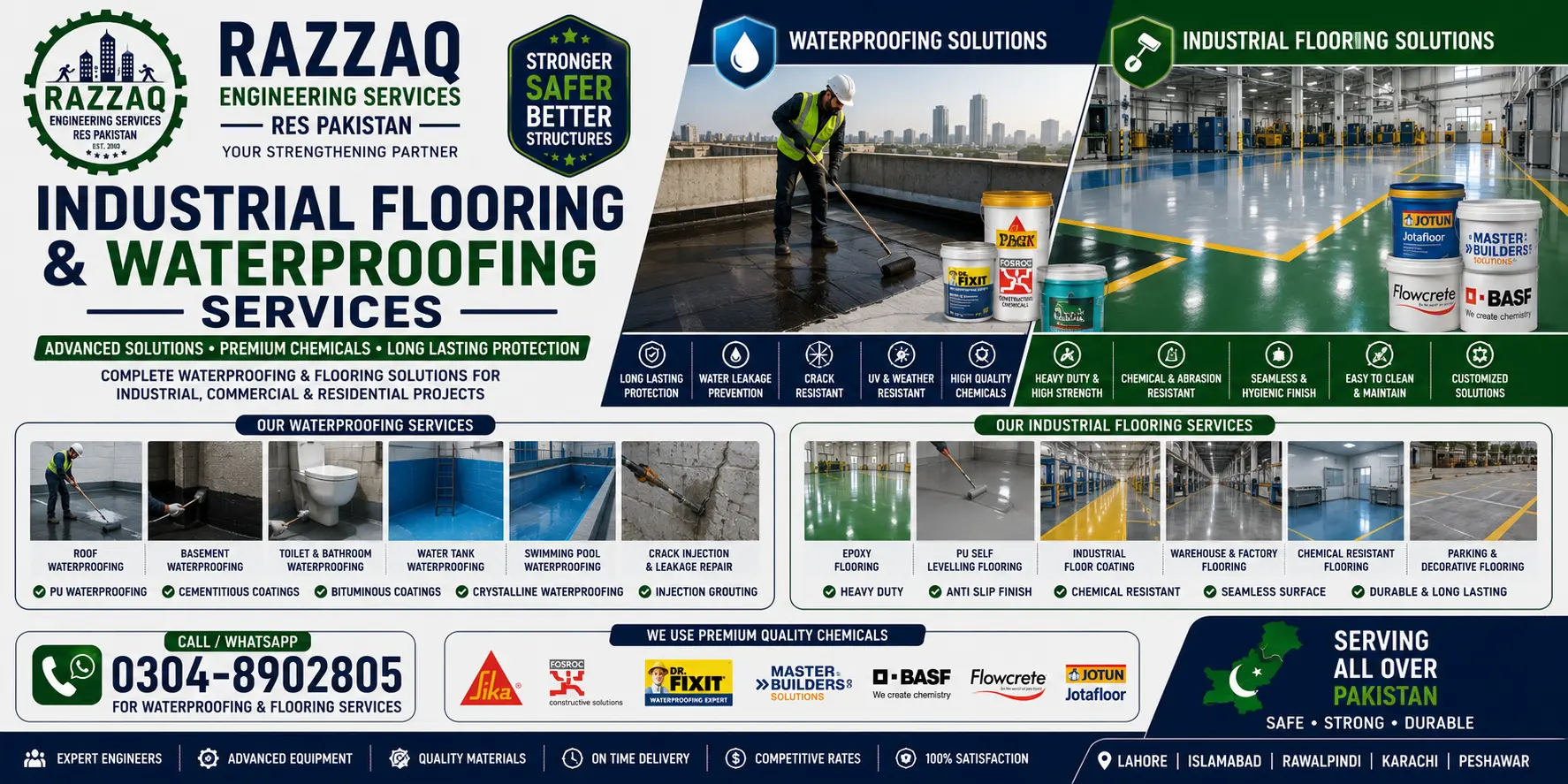 Industrial Flooring and Waterproofing Services in Pakistan | Epoxy Flooring & Waterproofing Specialists - Detail